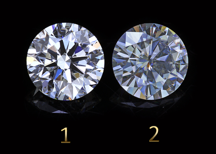 Diamond vs Amora Gem simulant